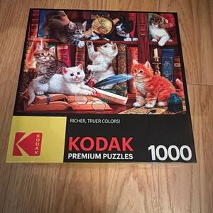 Kodak Premium Puzzles with Colorful Cats